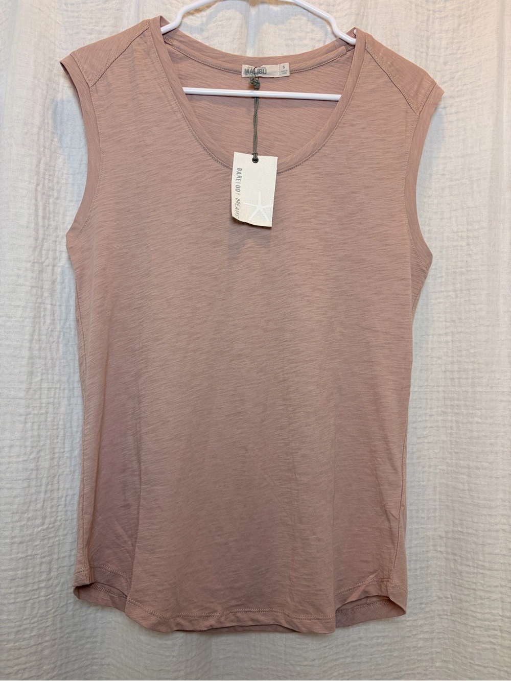 Barefoot Dreams Women's Sleeveless Scoop Neck Top - Taupe